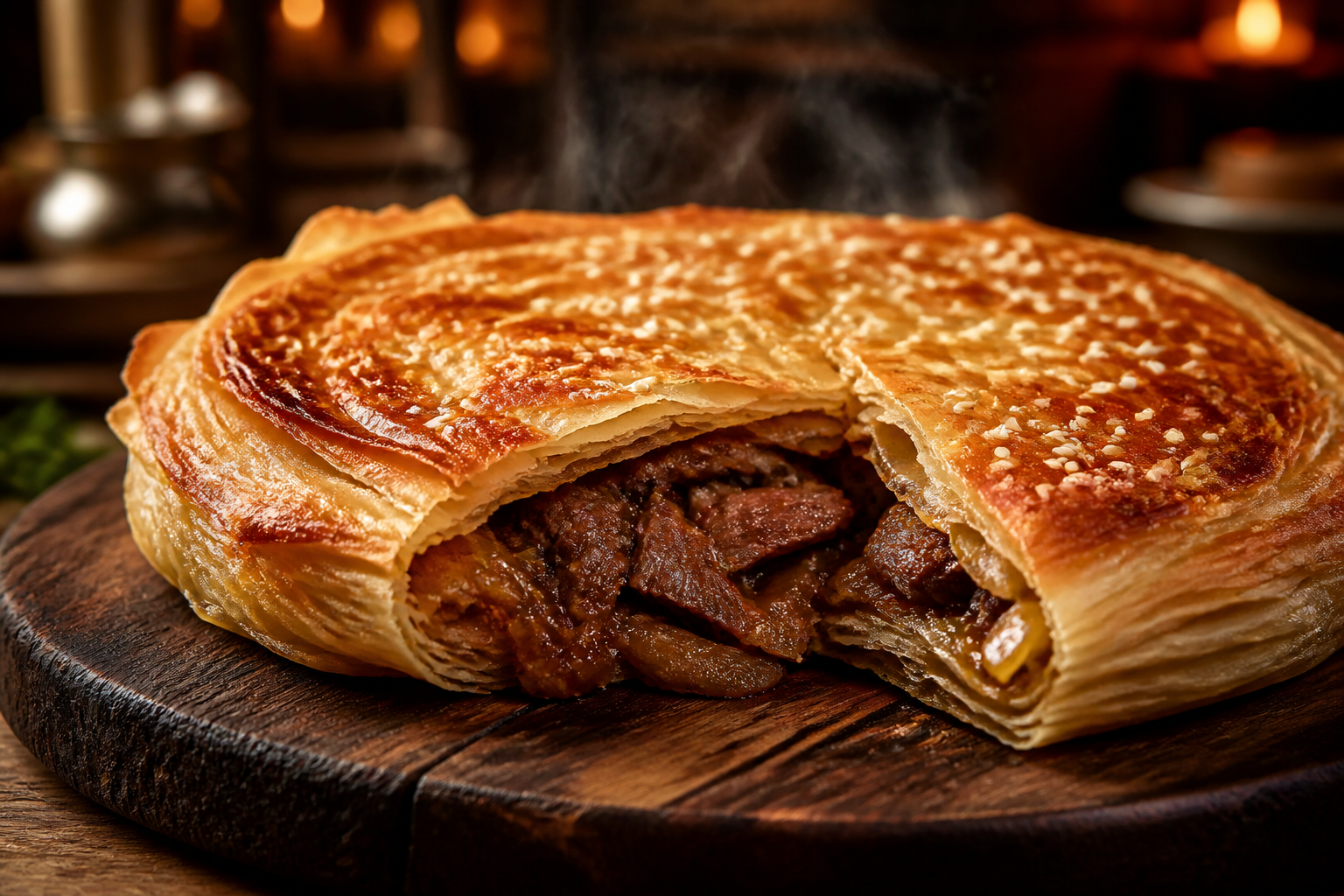 Imran Crispy Beef Pancake 伊穆兰香酥牛肉馅饼